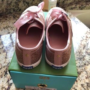 Keds Shoes - Kate Spade Rose Gold Glitter Keds Keds Shoes - Kate Spade Rose Gold Glitter Keds